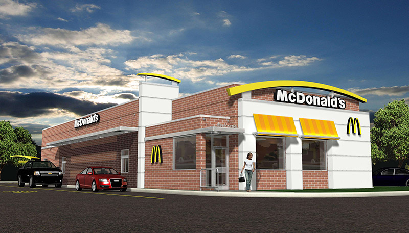 McDonald's storefront